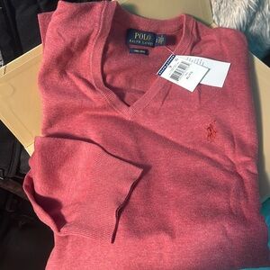 Cyber Monday.Authentic Ralph Lauren Long sleeve With tags&package XL Pima cotton